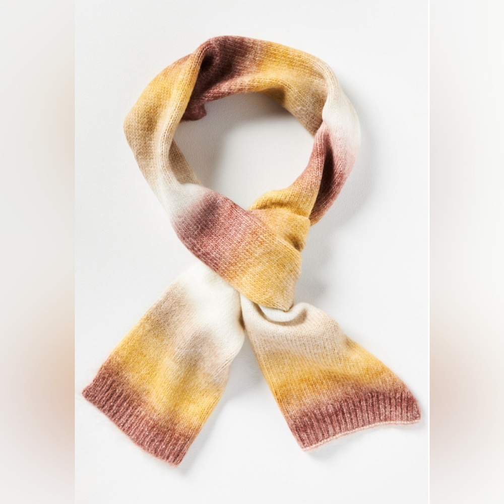 ✨ Anthropologie Marled Ombré Stripe Scarf